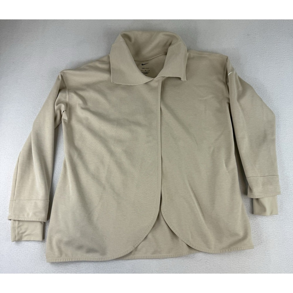 Nike Maternity Pullover‎ Jacket Split Top Women's Medium CQ9286-296 Yoga Top
